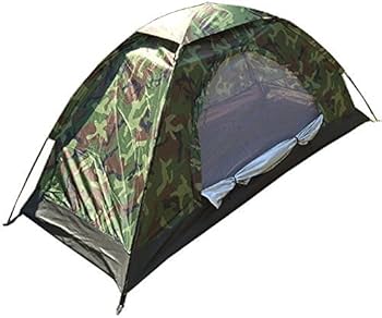 Amazon.co.jp: テント 一人用 コンパクト 迷彩柄 キャンプテント