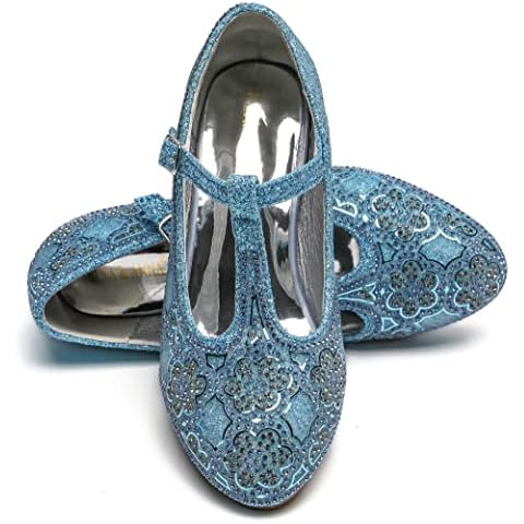 ELSA & ANNA Girls Snow Queen Dress Up Shoes Cover