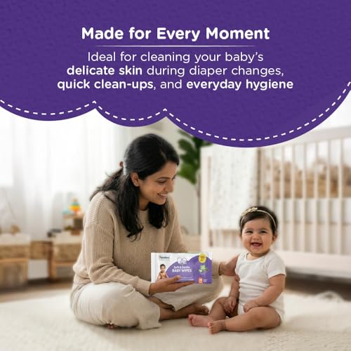 Image of Himalaya Soft & Gentle Baby Wipes |72 Wipes x B3 G1 Free - 288 Wipes | With Licorice & Aloe Vera | Gently cleanses & Helps prevent the cause of Nappy Rash | With the Goodness of Himalaya Baby lotion | Extra Soft | Skin-Friendly pH