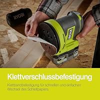 RYOBI 18 V ONE+ Akku-Exzenterschleifer RROS18-0, 125 mm Schleifteller, 2,5 mm Schwingkreis, Effiziente Farbentfernung, Kompatibel mit Werkzeugsystemen – Ansicht 5