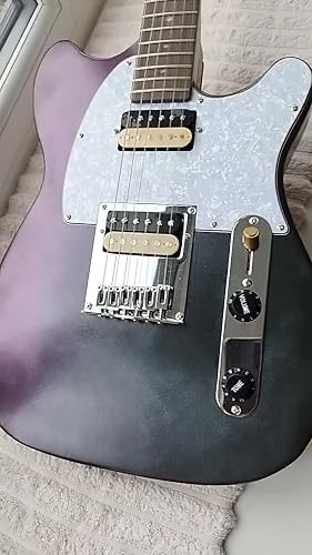 Pickguard Per Chitarra Telecaster Con Intaglio Humbucker – Battipenna Tartarugato Scuro