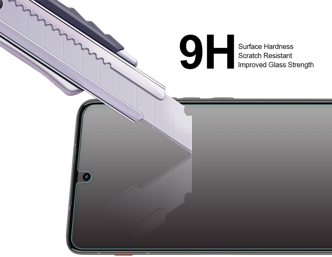 Supershieldz (2 Pack) Designed for Lenovo ThinkPhone by Motorola Tempered Glass Screen Protector, Anti Scratch, Bubble Free image 4