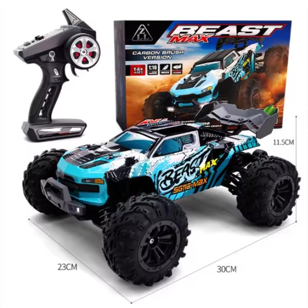 SG116 Beast Max-Brushless RC Car Monster Truck 4x4 RTR 2 Battery