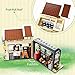 General Jim's Pet Cat Cafe Bookstore Modular Building Blocks House Set | Compatible with Lego City and Friends Sets