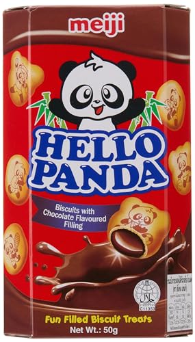 Image of Meiji Hello Panda Chocolate Flavoured Biscuit 6 x 47 g