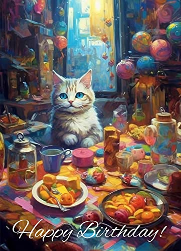 PIXILUV HAPPY BIRTHDAY O[eBOJ[h ~ fBi[e[uł킢L̃JtȃCXg~ ʔ a 肢 A Be[W ^J[h