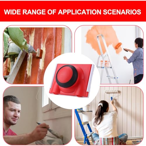 Arrovarp Kantenstreicher | Edger-Pinsel mit Retuschierpad – Farbwanne, Eckmaler, Kantenstreicher für Wände, Wände und Decken, Ecke, Innenraum