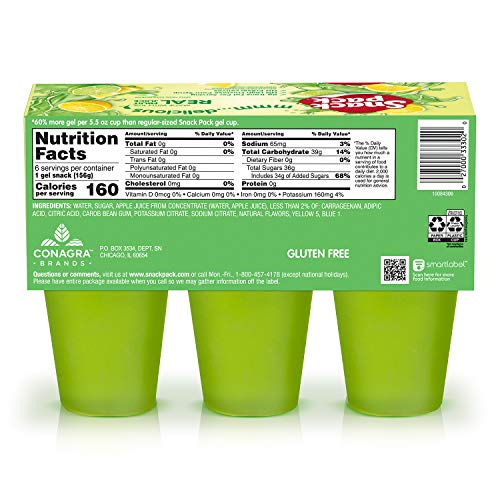 Super Snack Pack Lemon-Lime Juicy Gels, 6 Count (Pack Of 8) #TOP5
