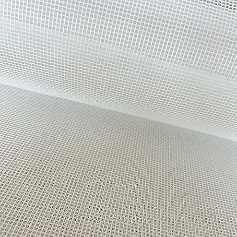 12 Count White Needlepoint Canvas for Creative Stitching, 42" W x 39" L Cover