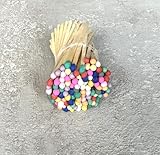 Colored Matches, 3 Inches, 100 per Bundle, 18 Color Options (Confetti)