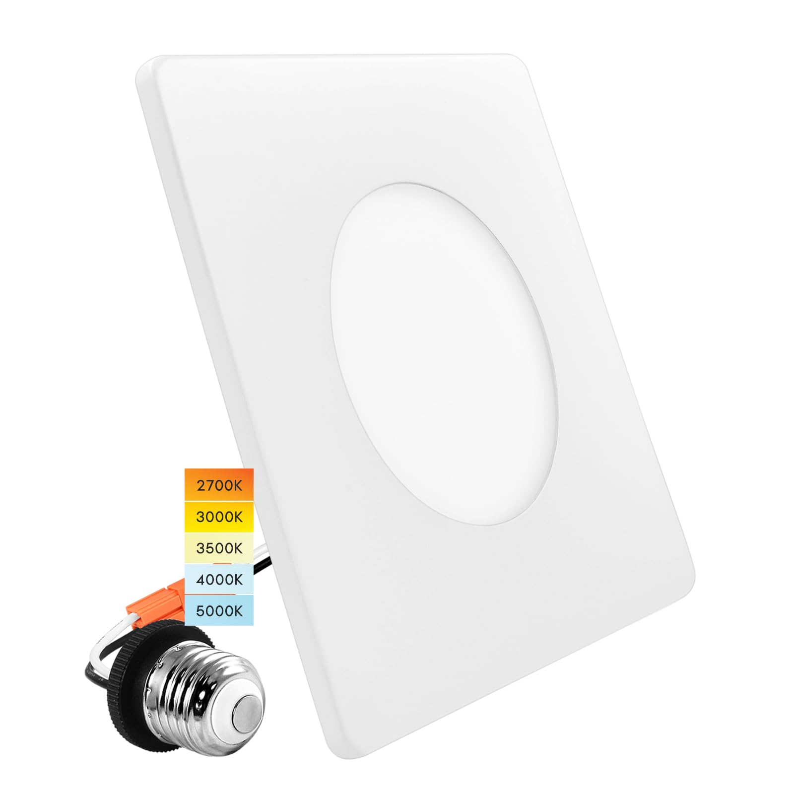 LUXRITE LED Recessed Lights - Dimmable & Color Tuning -9