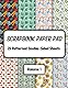 Scrapbook Paper Pad: 25 Patterned Double-Sided Sheets Volume 1: Floral And Foliage Patterns Edition (Scrapbook Paper Pads: Floral And Foliage Patterns Collection, Band 1)