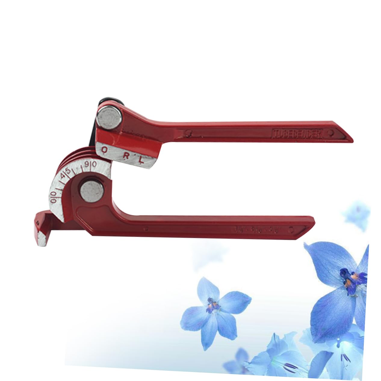 SEWACC Heavy Duty Manual Tube Bender 6mm/8mm/10mm Bending Tool 0-90 Degree for Aluminum Brass Thin Steel Easy to Use