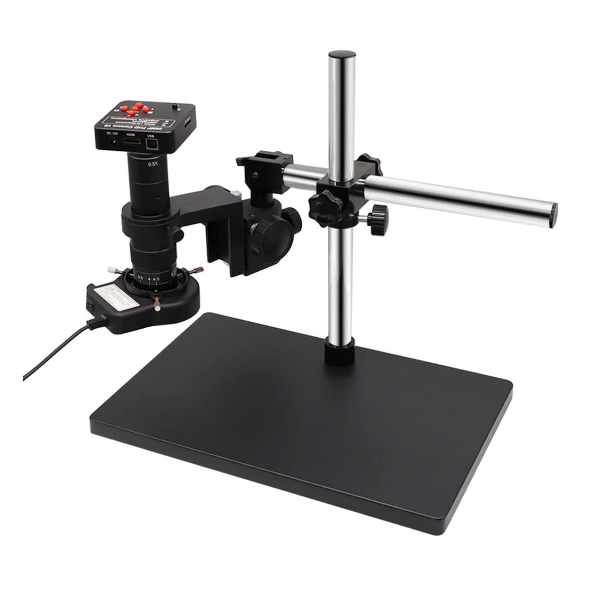 Microscope 38MP 1080P Industrial Digital Microscope, Adjustable Stand Camera(38MP HDMI)
