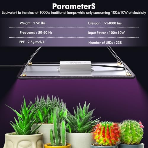 1000W LED Grow Light (100W Actual)
