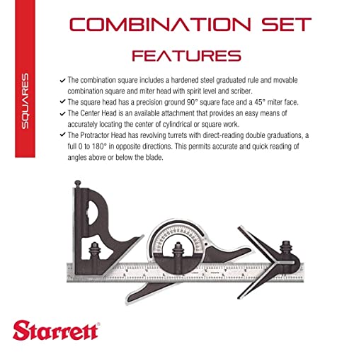 Starrett 12-Inch Combination Set