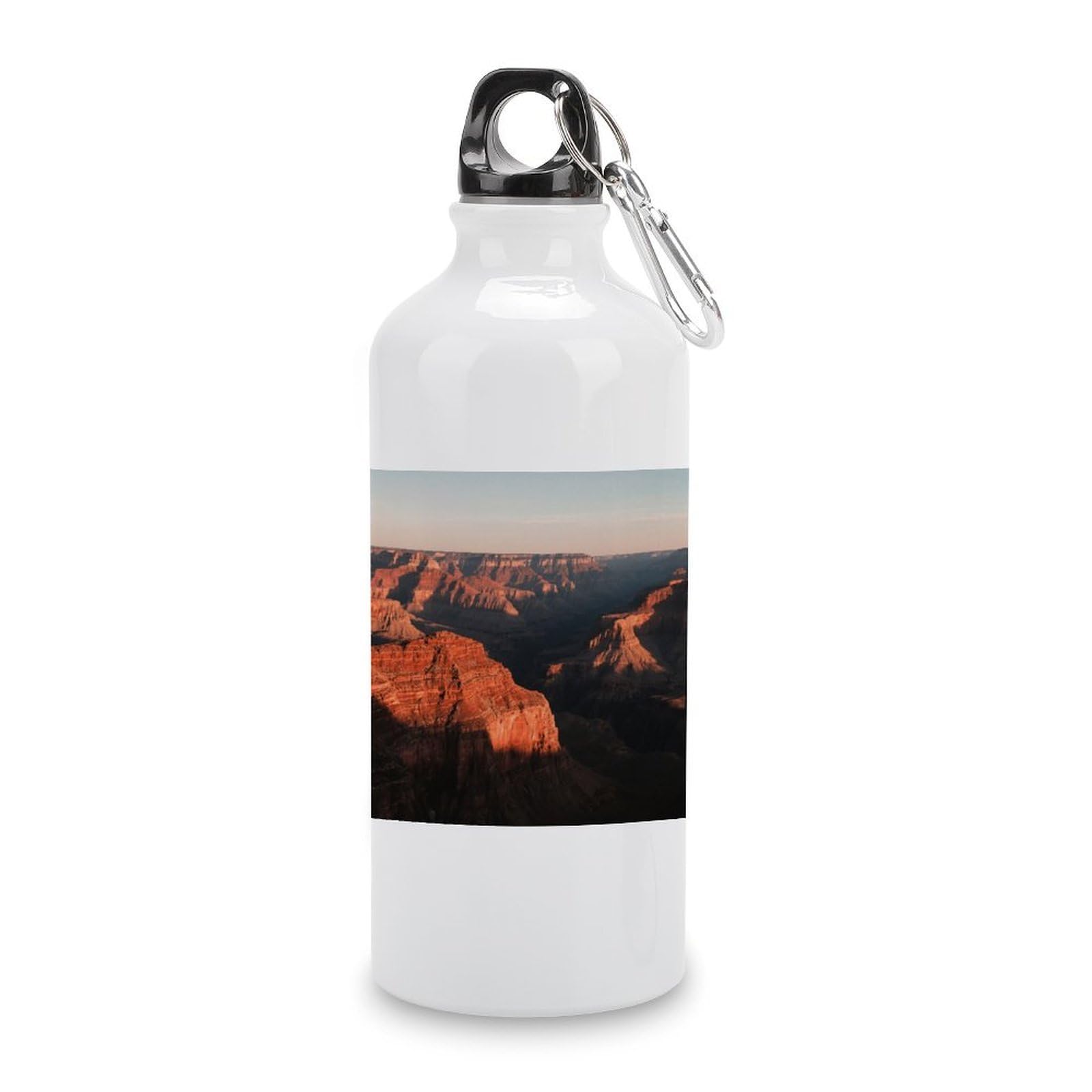 Fekiloot Style Grand Canyon Aluminum Water Bottle Travel Tumbler Reusable Lightweight Outdoor Sports Water Bottles For Gym Sports Camping Hiking Fishing600ml