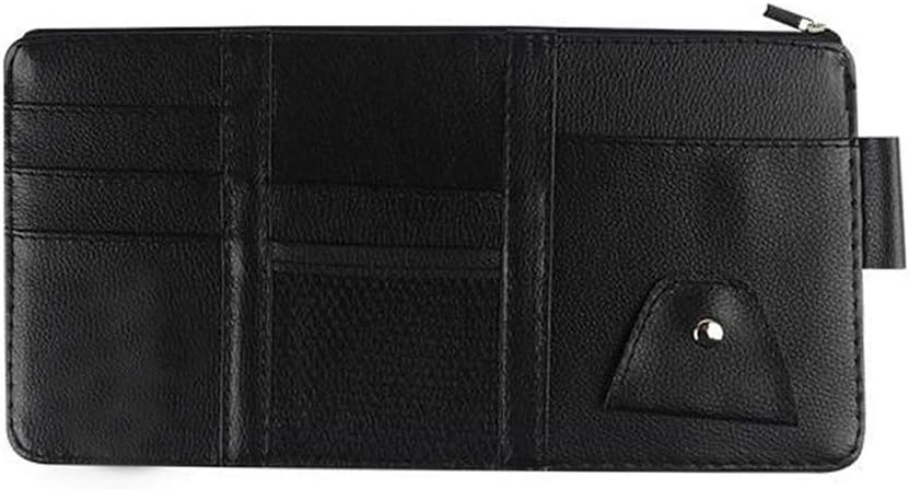 Amazon 車用 サンバイザーポケット 収納ホルダー 多機能ポケット Pu スマホ サングラス カード ケーブル イヤホン ペン メガネ 領収証 駐車券 小物入れ コイン カードホルダー 車 バイク