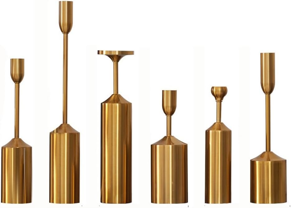 Retro Pillar Wedding Candle Holder Wedding Party Retro Metal Candle Holder Home Decoration Christmas Candle Holder