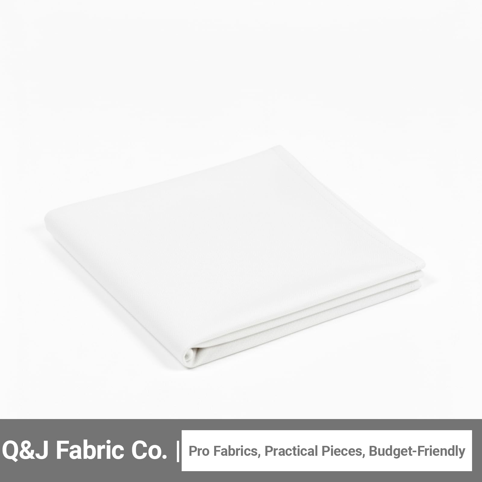 Q&J FABRIC CO. 59 Inches Nylon Spandex Fabric 82% Nylon, 18% Spandex, 5.90 oz/yd², Shiny Swimsuit Fabric, 4-Way Stretch Swimsuit Material, for Sports, Dance, Yoga(White, 1 Yard) — view 8