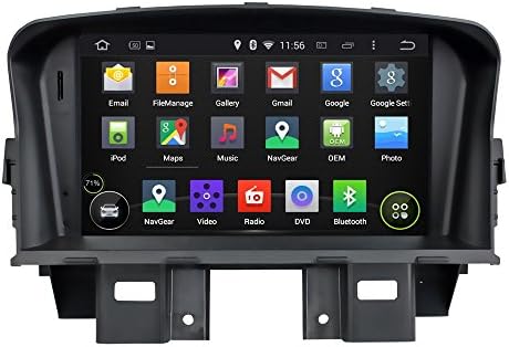 TamYu 7 Inch Android 5.1.1 Car DVD GPS Navigation for Chevrolet CRUZE 2008 2009 2010 2011 with GPS+IPOD+BT+Radio+AUX IN+DVR +Bluetooth+WIFI +Free Backup Camera + USA Map