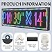 P10 Outdoor Led Sign, Scrolling Message Display Full Color Digital Message Display Board Programmable by WiFi with SMD Technology for Advertising and Business (39