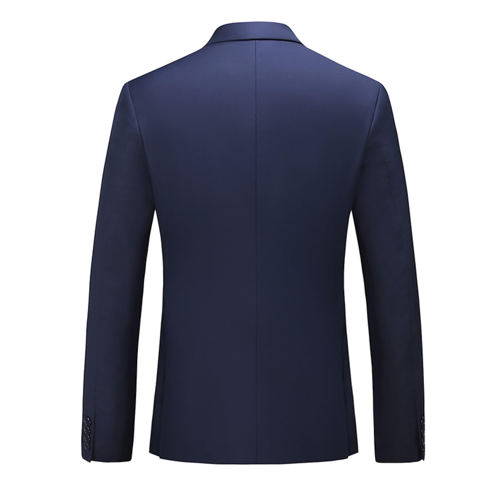 Smoking Costume Homme 2 Pièces Double Boutonnage Slim Fit Blazer Veste Pantalon Mariage Business