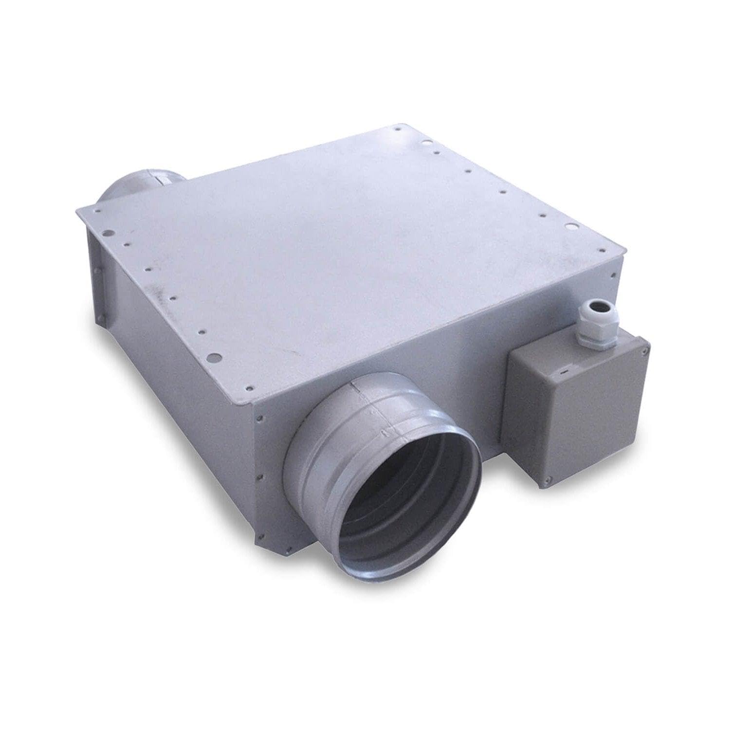Caja De Ventilación Doméstica en Acero Galvanizado - Serie mini - 150 mm