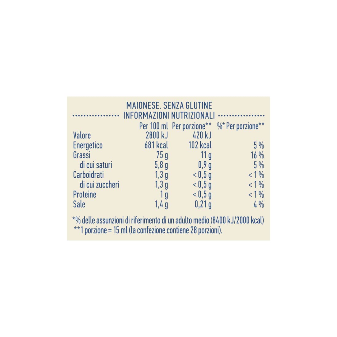 Hellmann's Maionese in Confezione Top Down, Maxiformato, 8 Pezzi da 430ml