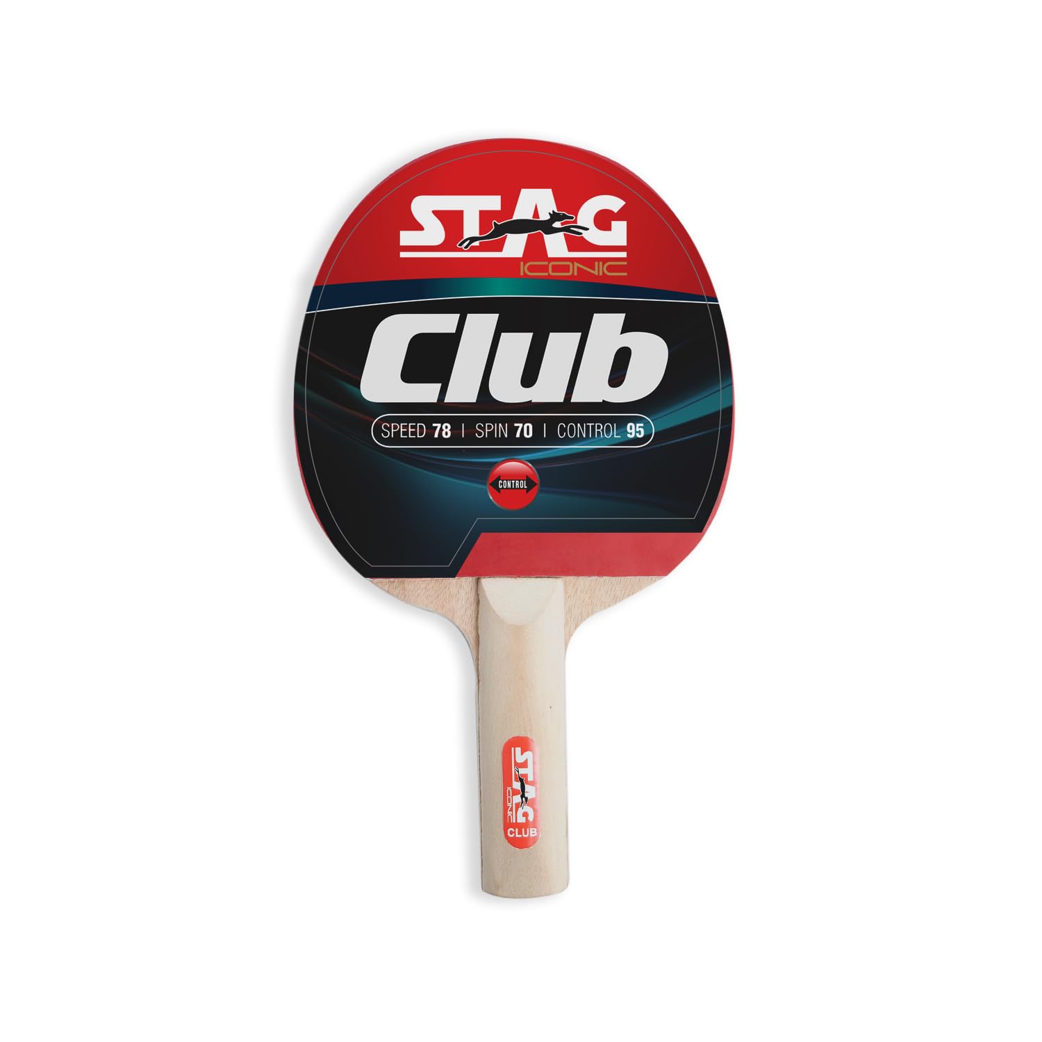 STAG Global Club Table Tennis Racket | Speed 78 | Spin 70 | Control 95 | Beginner Training Series Ping Pong Racket | Premium ITTF Approved Rubber|-image-26