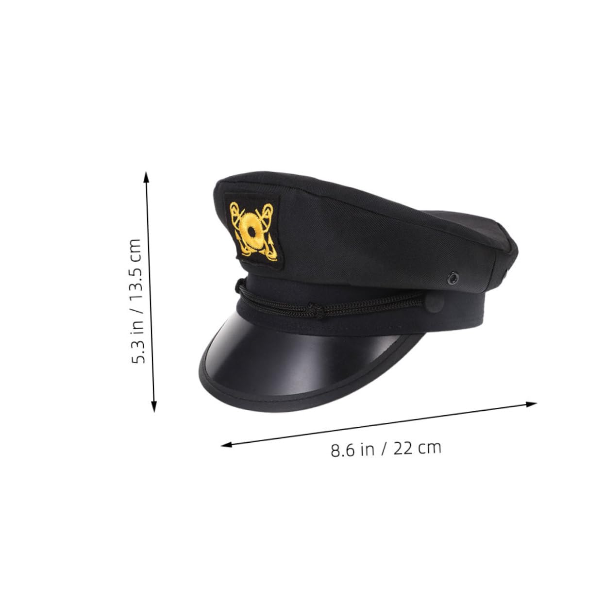 SUPVOX Men's Women's Captain Sailor Hat Bulk Boat Party Costumes Navy Marine Hat Set