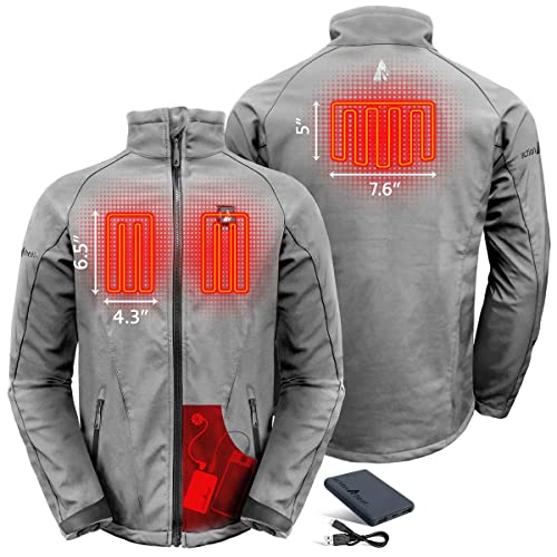 Image of ActionHeat 5V Men's Softshell Battery Heated Jacket