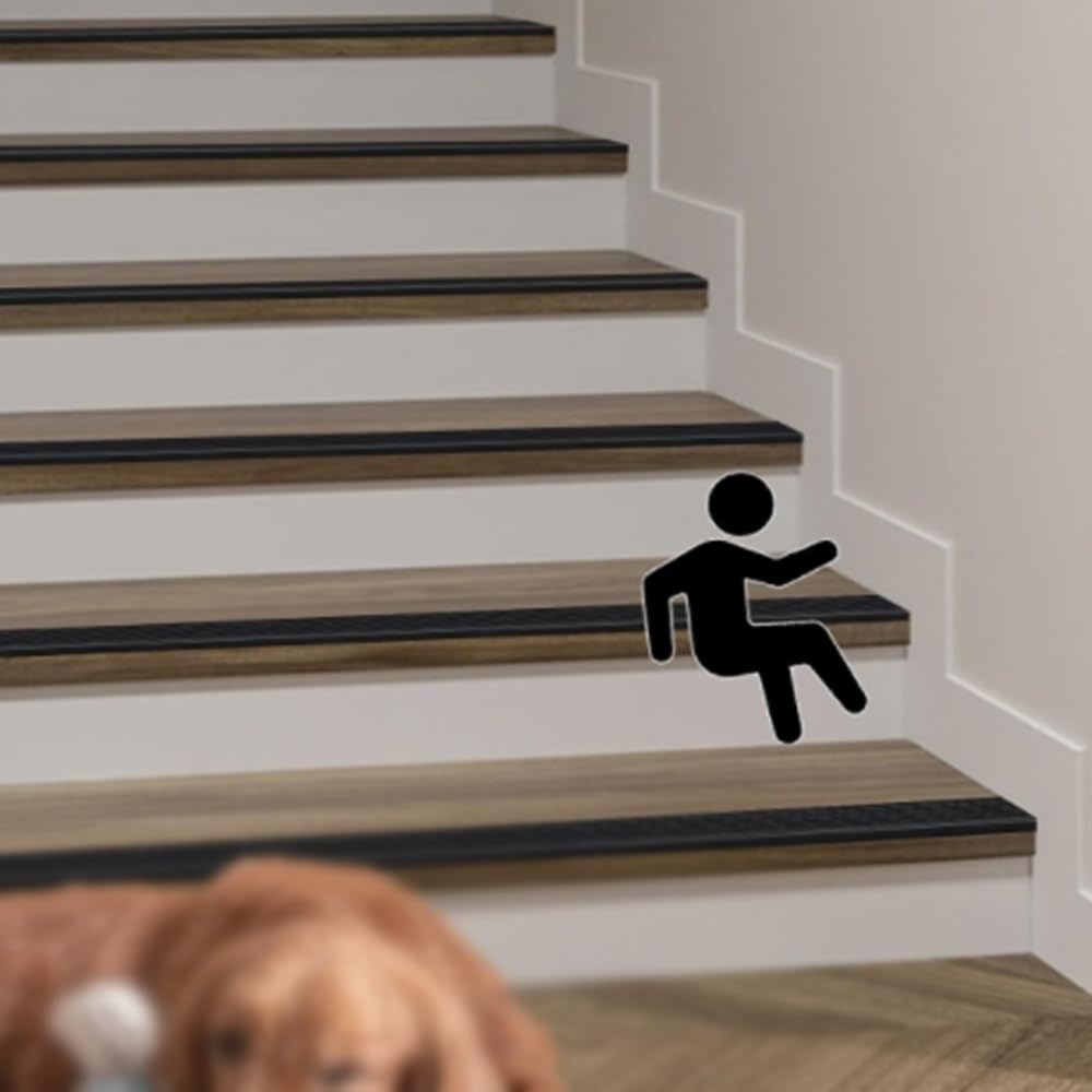 Tiras de tratamiento de suelo antideslizantes de aluminio para escalera, protector de borde de escalera, cubiertas de umbral de esquina seguras, acabado plateado