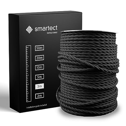 smartect Braided Cable twisted, Black