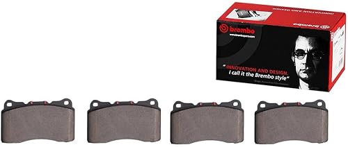 Miniatura 3 de Brembo P09004N Juego de pastillas de freno de disco delantero de cerámica premium CADILLACFORDFORD USA OE# 105506600B