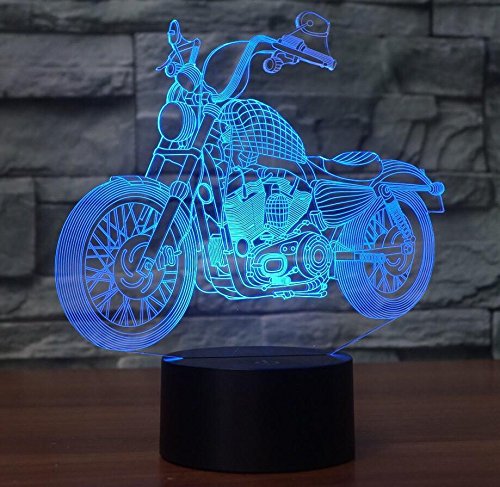 Lámpara de Noche 3D con Cambio de Color y Control Táctil miniatura 5