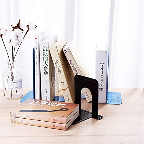 Shikaman Book Ends - Decorative Metal Book Ends Heavy Duty Bookends thumb #6