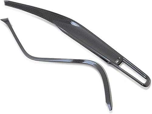 Miniatura 9 de Kadore - Moldura para consola central de automóvil, para Toyota Camry 2018, 2019, interior LHD, 2 piezas