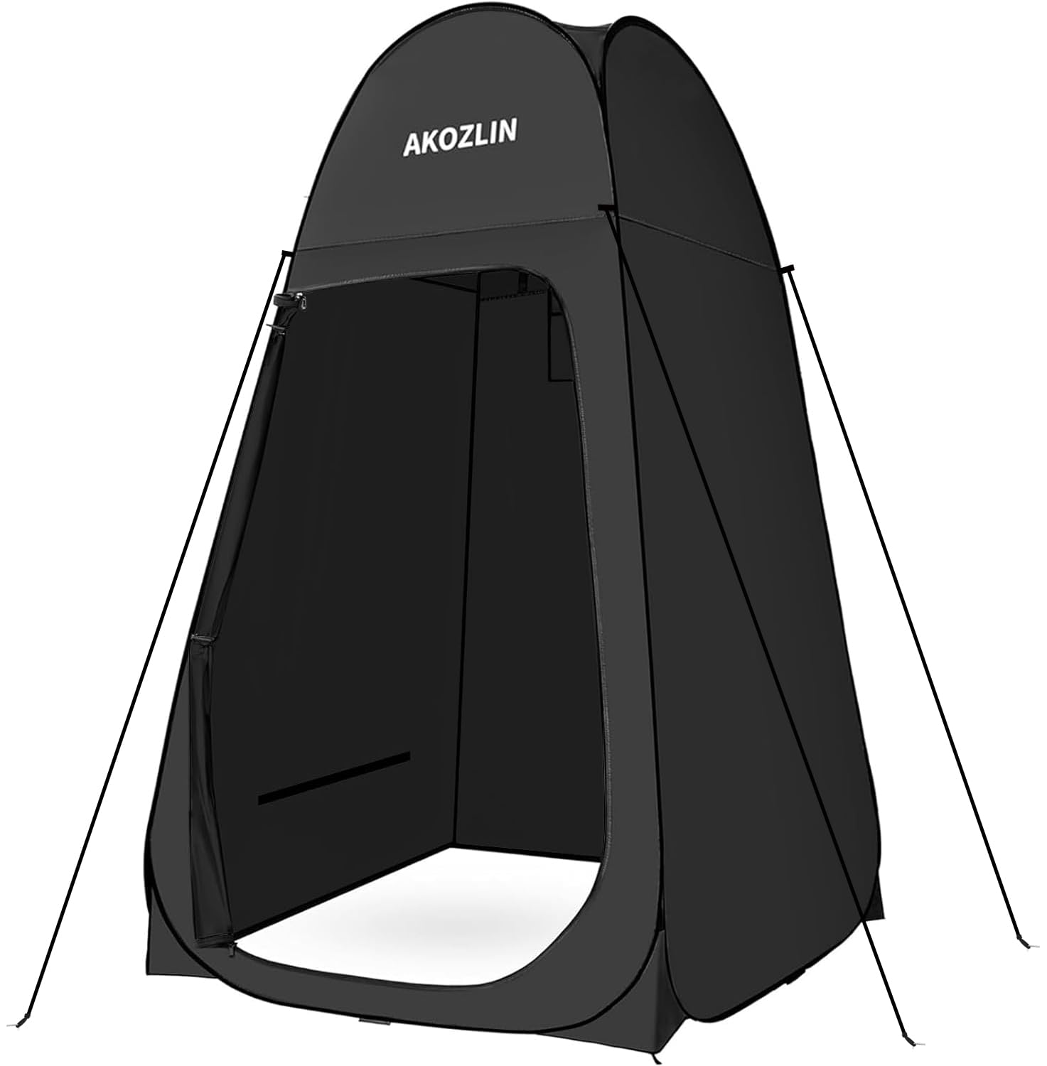 AKOZLIN Portable Pop Up Shower Toilet Tent 74.8" High UPF 50+