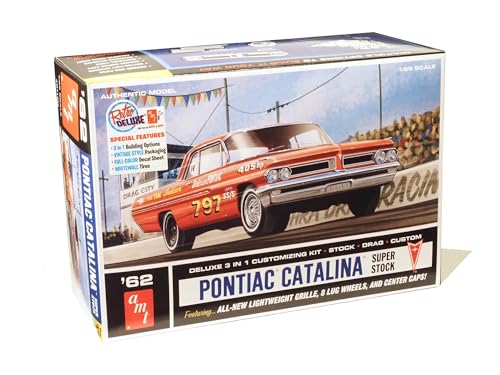 AMT 1962 Pontiac Catalina Super Stock 1:25 miniatura 1