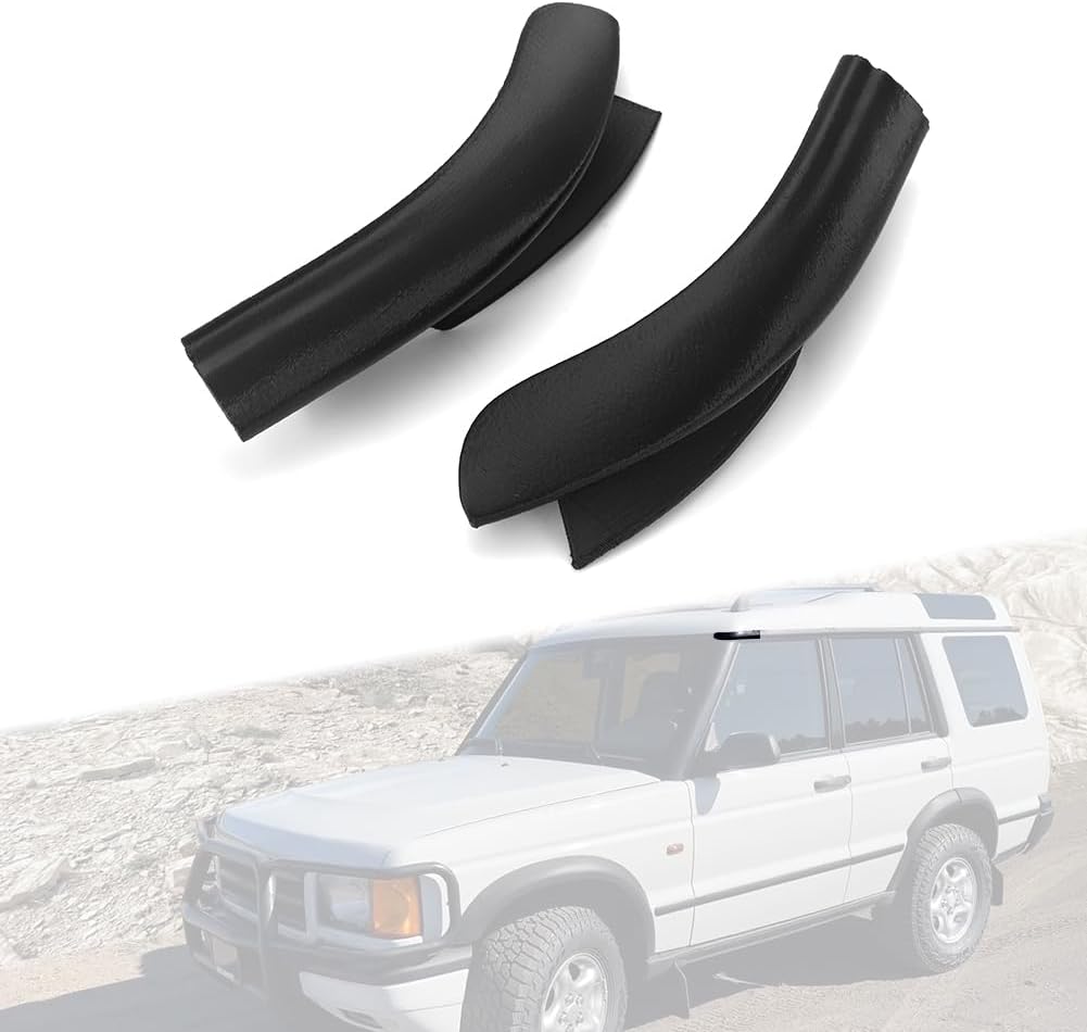 Front Roof Rain Drip Rail Finisher Left & Right Set For Land Rover Discovery 2 II AWR6712 DBC101680 AWR6711 AWR6711 DBC101690 OEM
