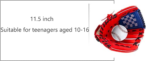 Miniatura 9 de WEIYON Guante de béisbol, guante de lanzamiento en el campo, béisbol deportivo, piel sintética, guantes de mano izquierda, varios tamaños + colores,
