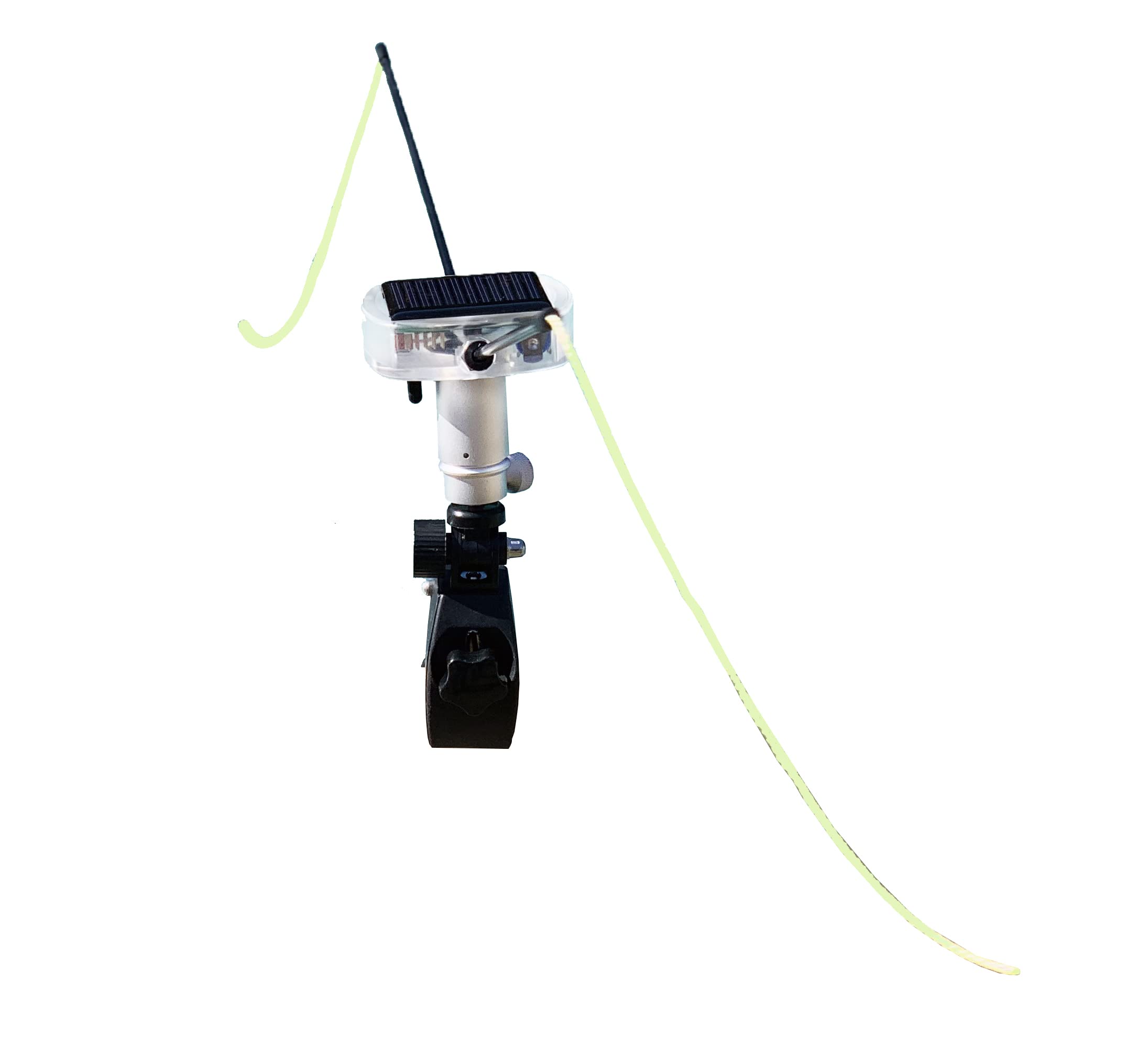 Basic 2-part, disuasor de pájaros con energía solar para botes y balcones, ensamblaje de barandillas, mantiene alejadas a las gaviotas, palomas y otras aves