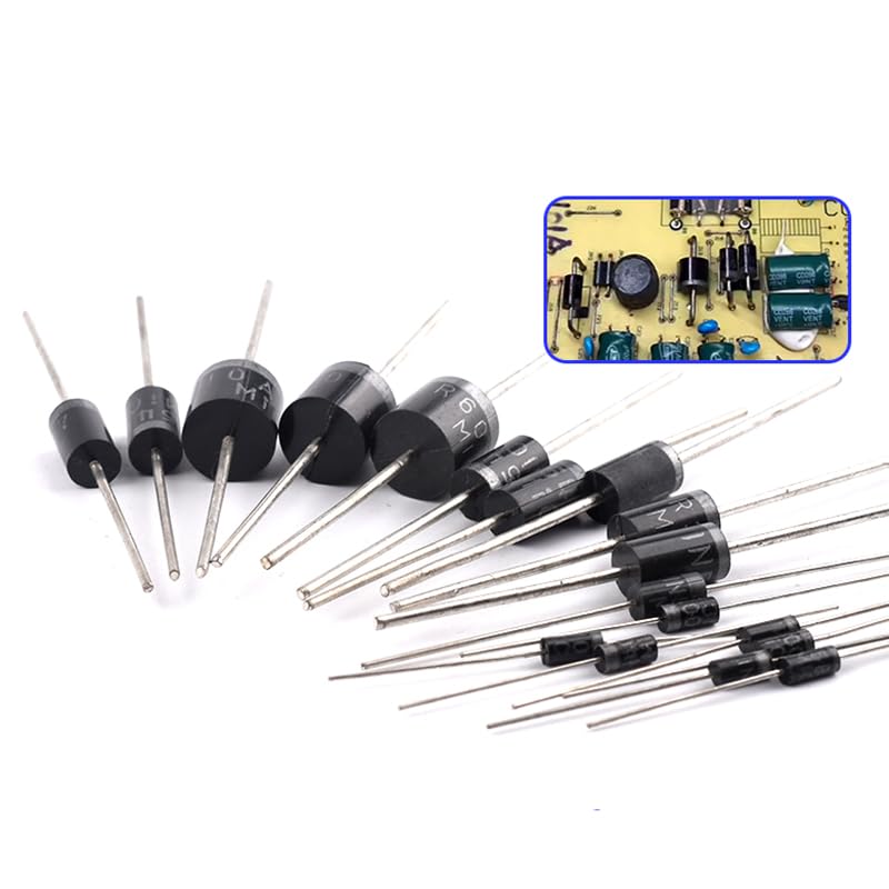 Luftschloss, Diode 1N4001 1N4004 1N4007 1N5401 1N5402 1N5403 1N5404 1N5406 1N5408 1N5822 6A10 10A10 MUR1100 MUR122 0 MUR1 60 MUR460 SR1100 SR2100 FR104 FR204 FR304 SF26 SF28 RL207 B140 UF1010G