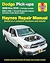 Dodge V6 & V8 Gas & Cummins turbo-diesel Pick-ups (09-18) Haynes Repair Manual (Does not include 2009 fleet models with the 5.9L diesel engine or the 3.0L V6 diesel engine.) (Haynes Automotive)
