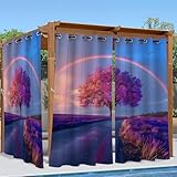 Facile à Entretenir & Durable : Ces rideaux imperméables sont lavables en machine à l'eau froide ou à la main, résistants à la décoloration et au froissement. Séchage rapide à l'air libre, pas de nettoyage à sec ni de javel. Repassage à basse température si nécessaire pour un aspect toujours impeccable