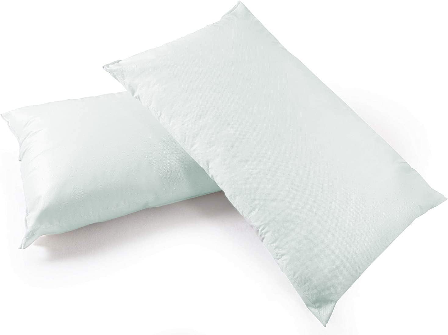 Comfortnights Green Tint Light Waterproof And Wipe Clean, Zipped Pillow Protector, Pair.