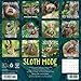 Willow Creek Press, Sloth Mode 2026 Wall Calendar, 12'' X 12'', 18-Month Calendar with Stapled Binding