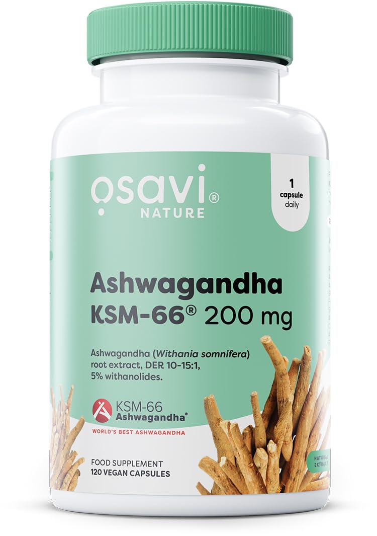 Osavi Ashwagandha Ksm-66 200Mg Capsules 120 Capsules