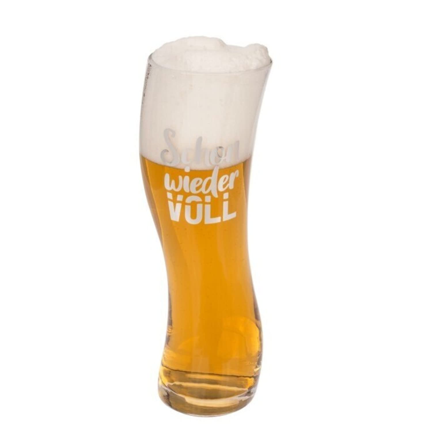 Verre à Bière Avec Sonnette Out Of The Blue - Cadeau Original En Plastique 5x7 Cm